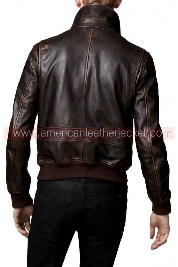 The Fault in Our Stars Ansel Elgort Leather Jacket