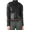 Arrow Sara Lance Black Leather Jacket