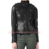 Arrow Sara Lance Black Leather Jacket