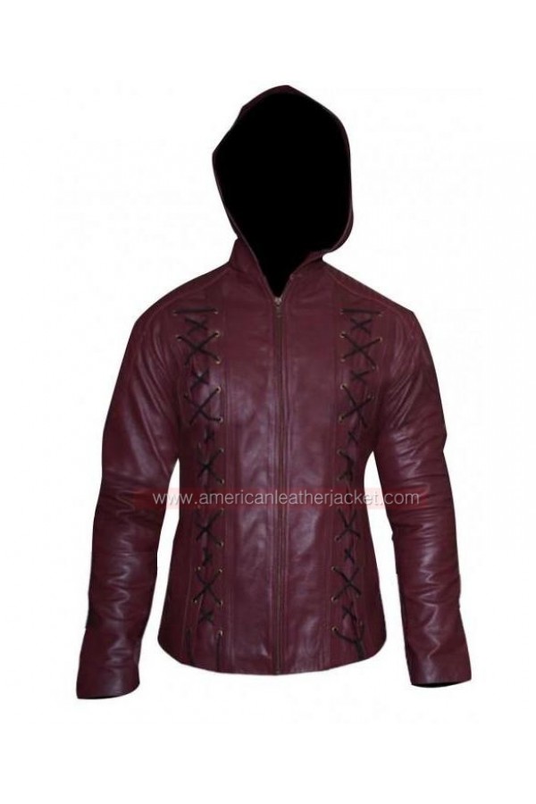 Arrow Roy Harper Season 3 Leather Jacket
