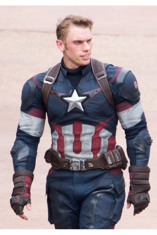 Avengers Age of Ultron Captain America Leather Jacket