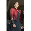 Avengers Age of Ultron Scarlet Witch Leather Jacket Avengers Age of Ultron Scarlet Witch Leather Jacket