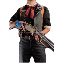 Booker DeWitt Bioshock Infinite Leather Vest and Holster