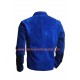 Captain America The Winter Soldier Blue Leather Jacket Captain America The Winter Soldier Blue Leather Jacket