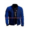 The Winter Soldier Blue Leather Jacket
