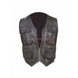 Jurassic World Chris Pratt Leather Vest