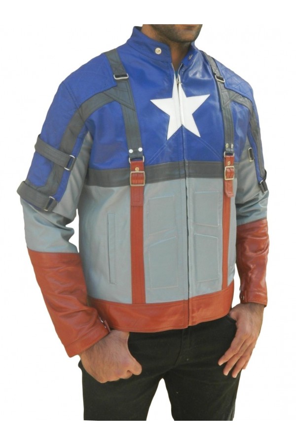 Captain America First Avenger Leather Jacket