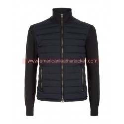 Daniel Craig Spectre Knitted Sleeve Bomber Jacket