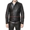 David Beckham Biker Leather Jacket