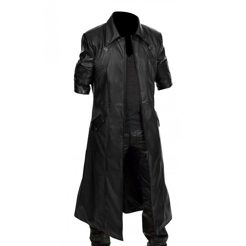 Devil May Cry 4 Black Coat | DMC Dante Leather Costume