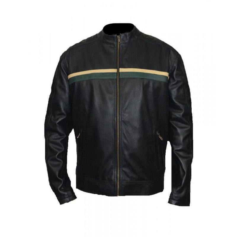 Bates Motel Dylan Massett Biker Leather Jacket | Max Thieriot Jacket