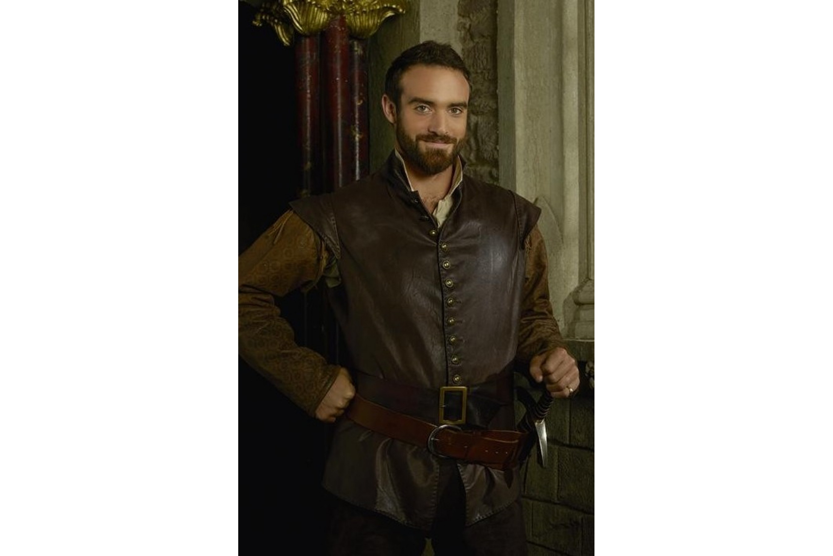 Galavant Joshua Sasse Leather Vest Costume