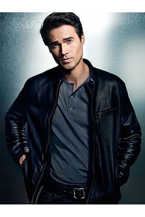Grant Ward Agents Of SHIELD Black Leather Jacket