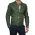 Austin & Ally Austin Moon Green Leather Jacket