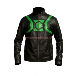 Green Lantern Ryan Reynolds Black Leather Jacket