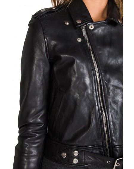KUWTK Kim Kardashian Leather Jacket | Cropped Black Jacket