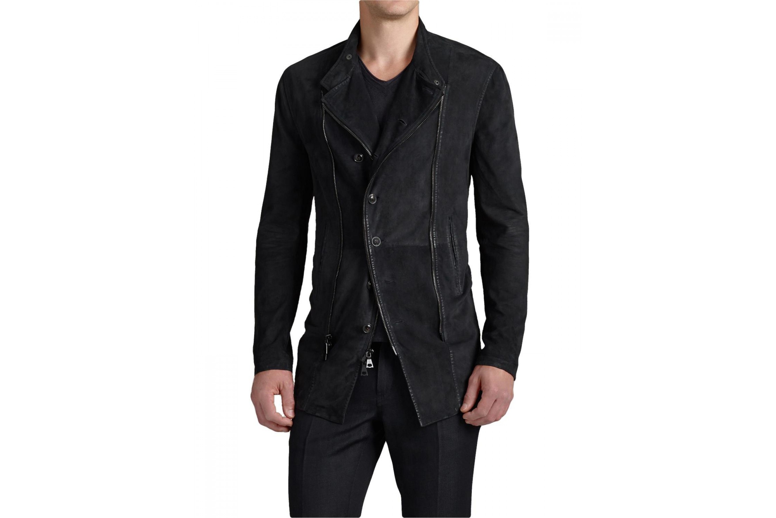 Limitless Brian Finch Black Suede Leather Jacket