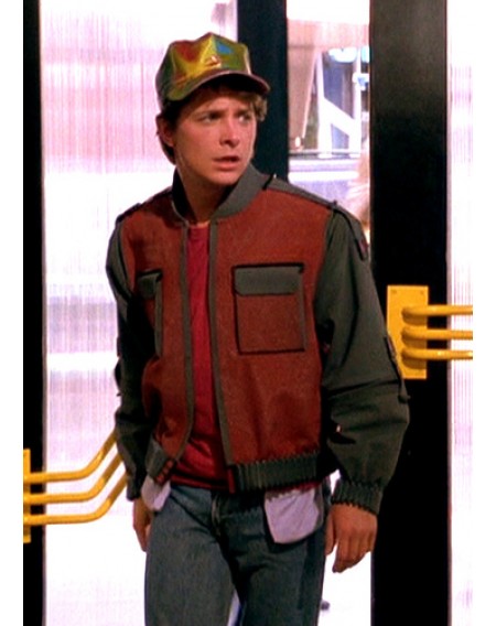 Back to the Future Part II Marty McFly Jacket - Real Leather