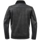 Men High Quality Shearling Black Leather Jacket Men High Quality Shearling Black Leather Jacket