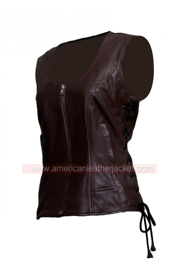 The Walking Dead Michonne Leather Vest