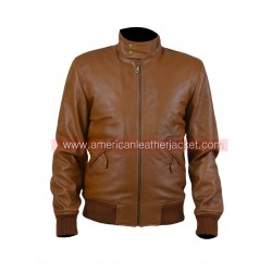 Narcos Steve Murphy Bomber Brown Leather Jacket