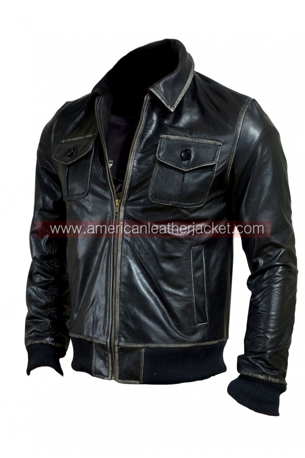 Once Upon a Time Sheriff Graham Leather Jacket - Jamie Dornan Jacket