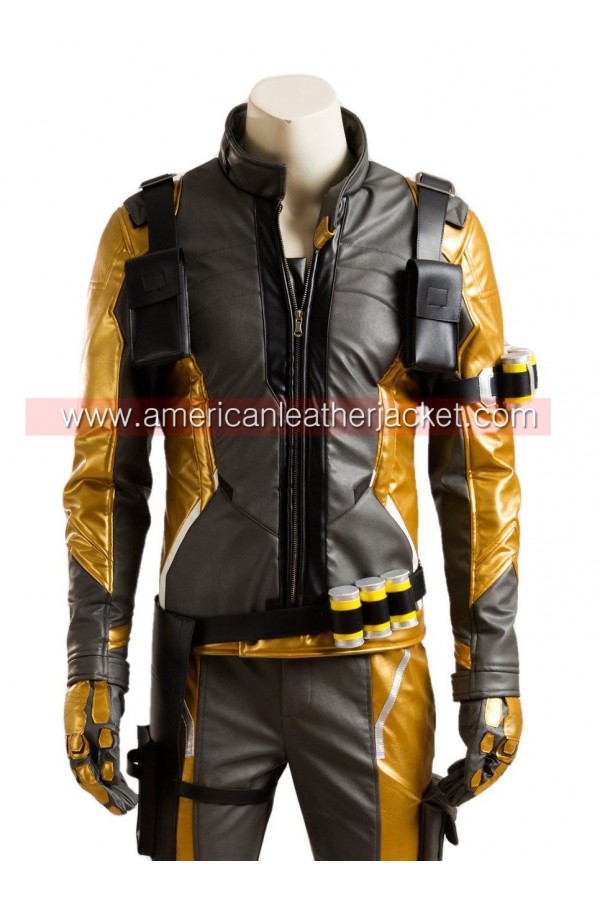 Overwatch Soldier 76 Golden Leather Jacket