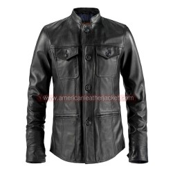 Paul Weller Black Vintage Leather Jacket