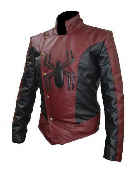Last Stand Spider Man Leather Jacket | Peter Parker Costume