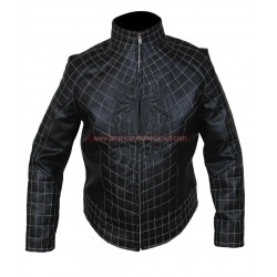 The Amazing Spider Man 2 Black Leather Jacket