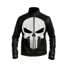 Punisher Biker Leather Jacket