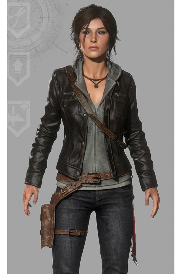 Rise Of The Tomb Raider Leather Jacket