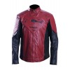 Smallville Red and Black Leather Jacket