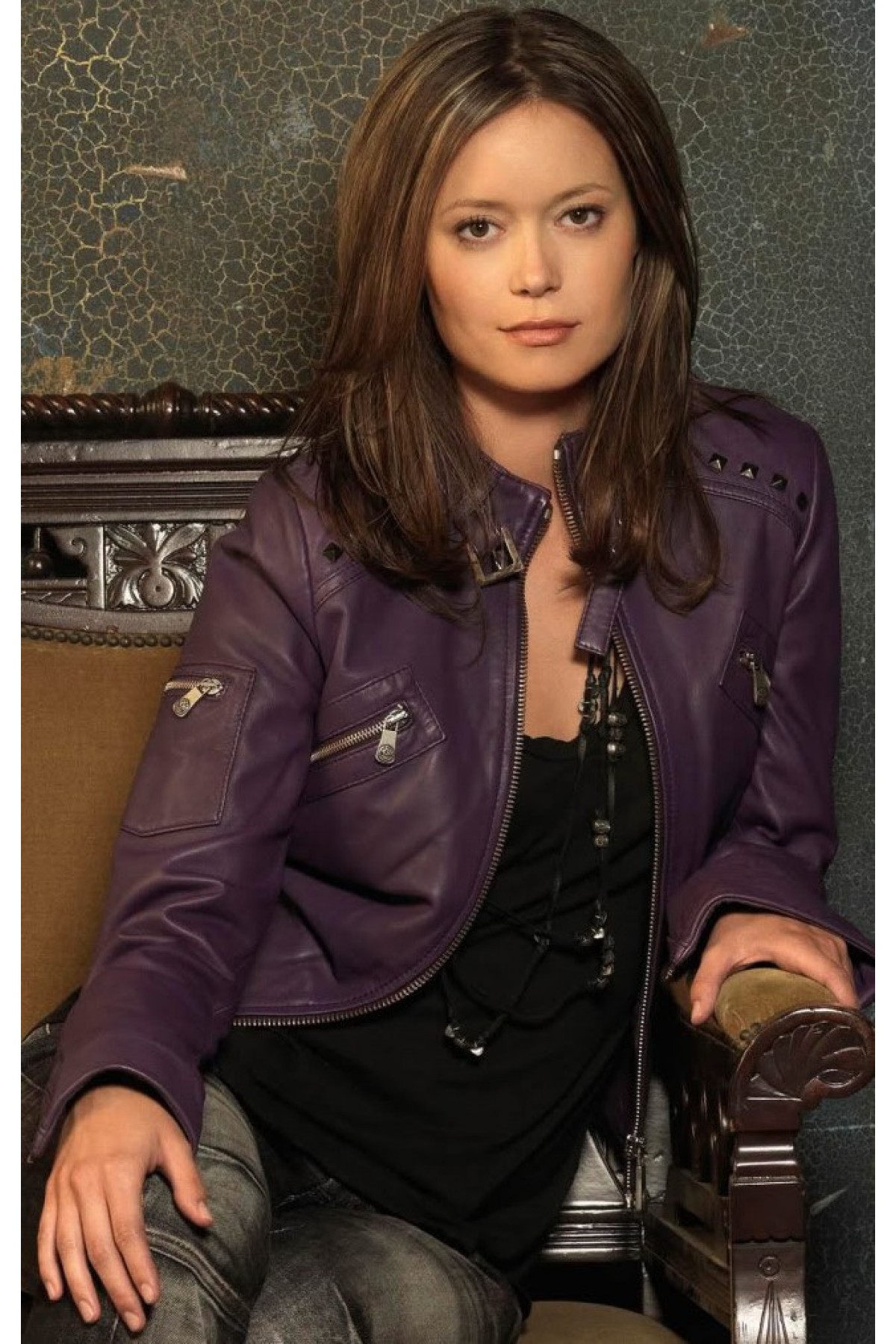 Cameron Phillips Leather Jacket | Terminator TSCC Summer Glau Jacket