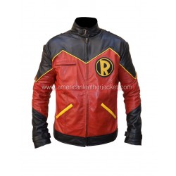 Superhero Robin Tim Drake Leather Jacket