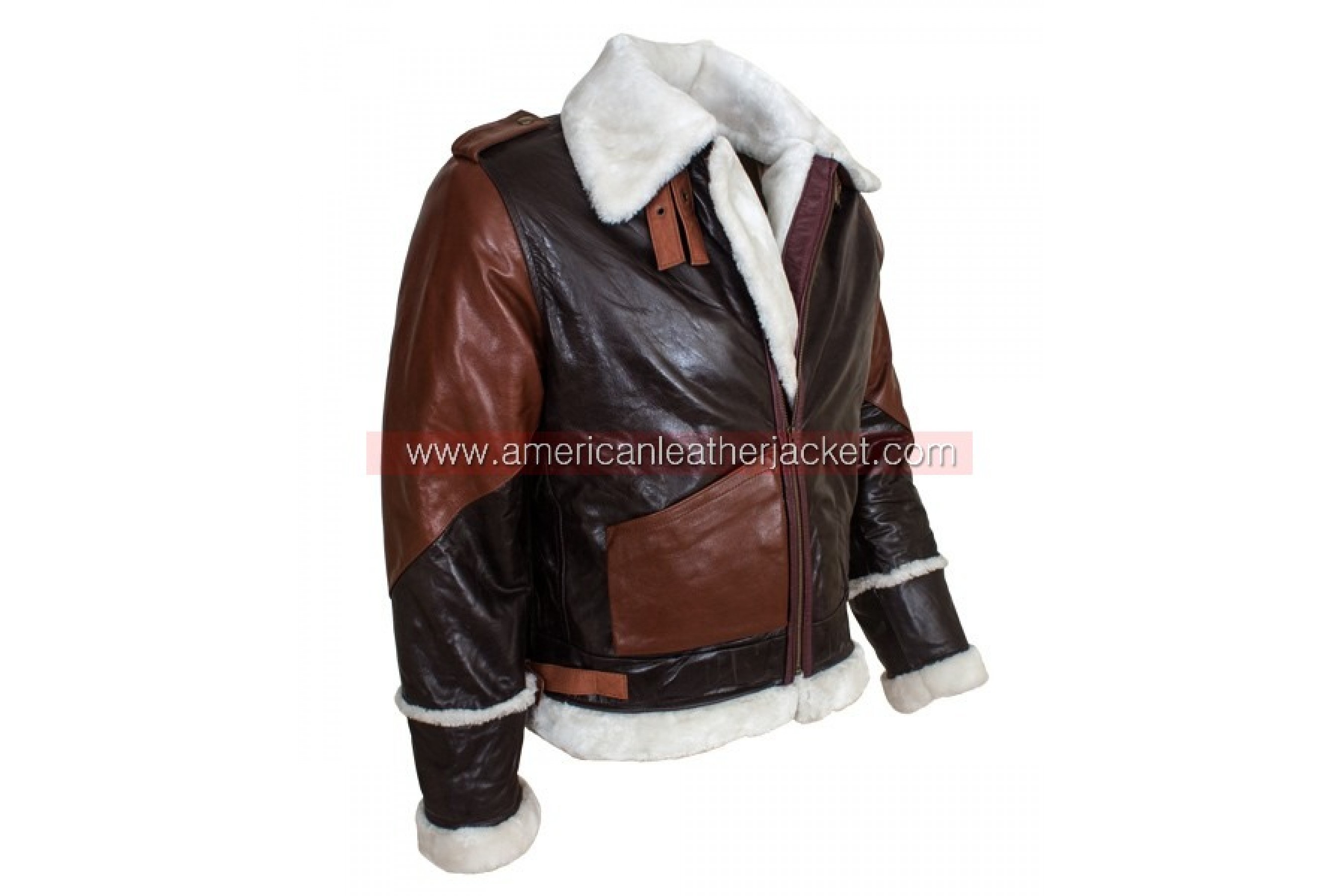 Rocky Balboa Bomber Shearling Leather Jacket