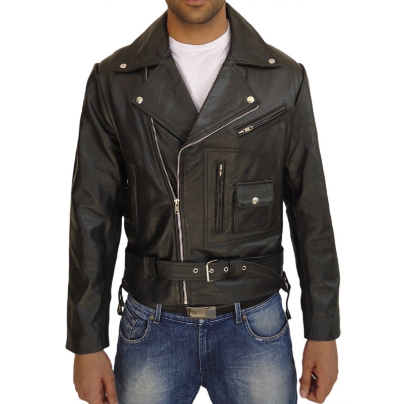 Terminator 2 Leather Jacket | Replica T2 Motorcycle Jacket