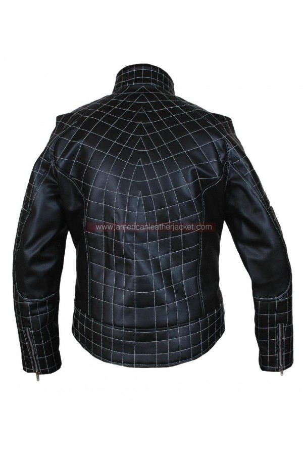The Amazing Spider Man 2 Black Leather Jacket
