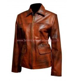 The Hunger Games Brown Leather Jacket - Katniss Everdeen Jacket