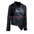 The Hunger Games Catching Fire Black Leather Jacket