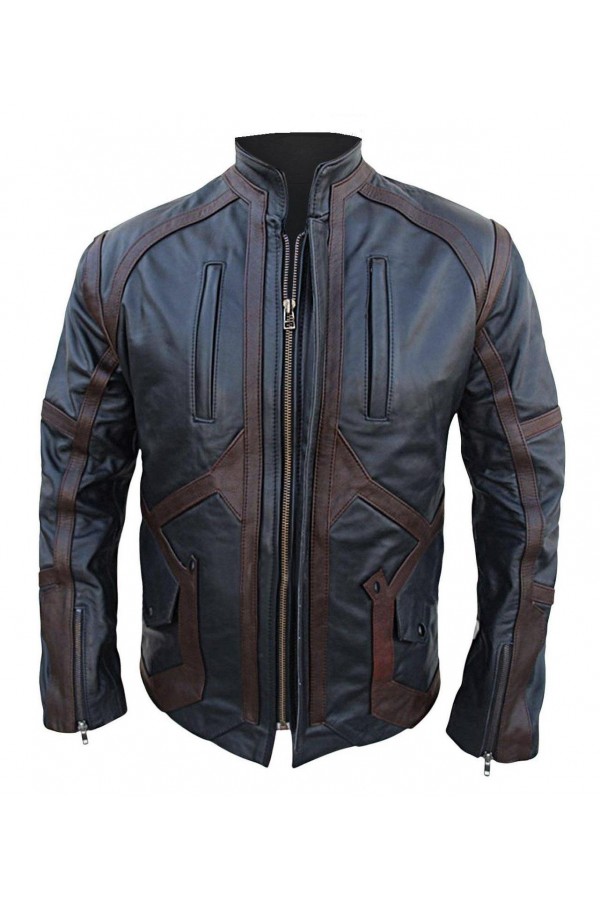 Captain America Winter Soldier Bucky Barnes Leather Jacket