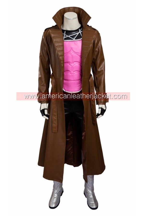 X-Men Remy Etienne Gambit Leather Coat