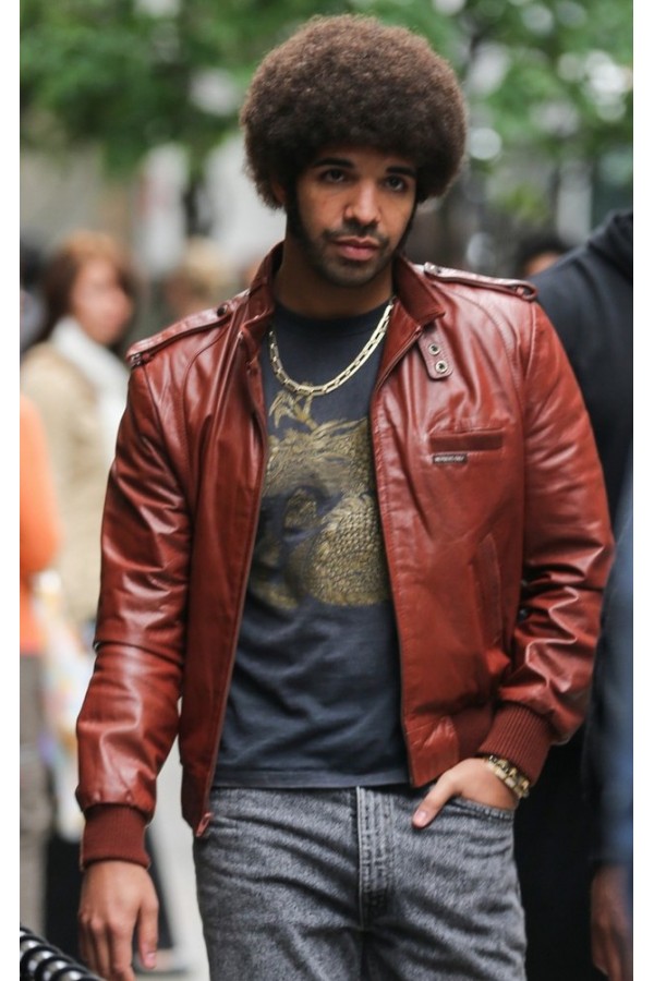 Anchorman 2 The Legend Continues Drake Leather Jacket