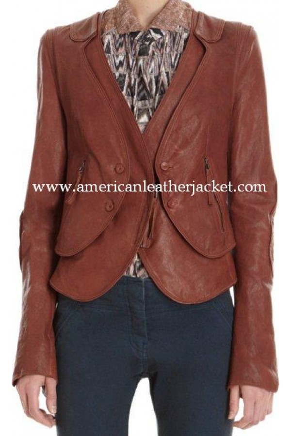 Kate Beckett Castle Leather Jacket