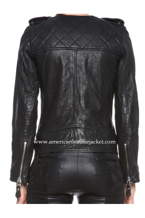 Covert Affairs Annie Walker Black Leather Jacket