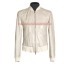 Crazy Stupid Love Ryan Gosling White Leather Jacket