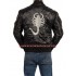 Ryan Gosling Drive Scorpion Black Satin Jacket
