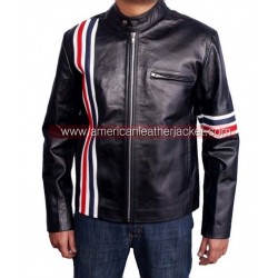Easy Rider Captain A US Flag Leather Jacket