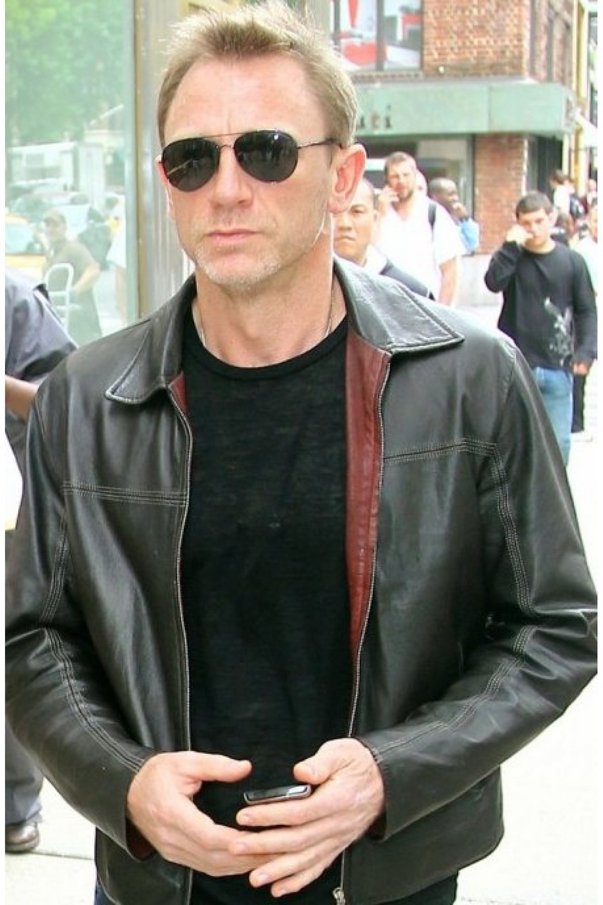 Layer Cake Daniel Craig Leather Jacket | American Leather Jacket