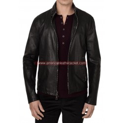 The Vampire Diaries Season 5 Damon Salvatore Leather Jacket